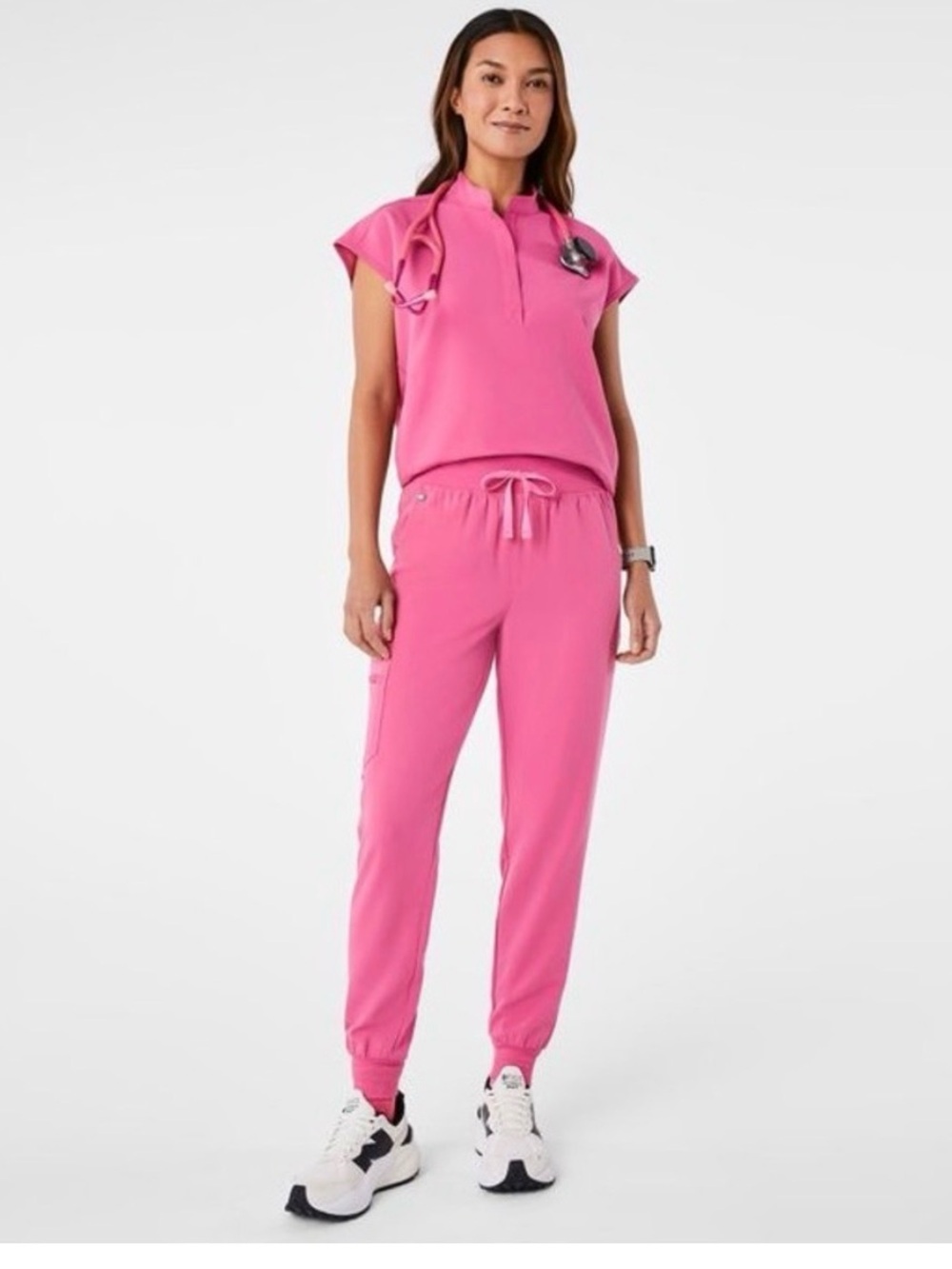 Figs Women's F’ing Pink Set